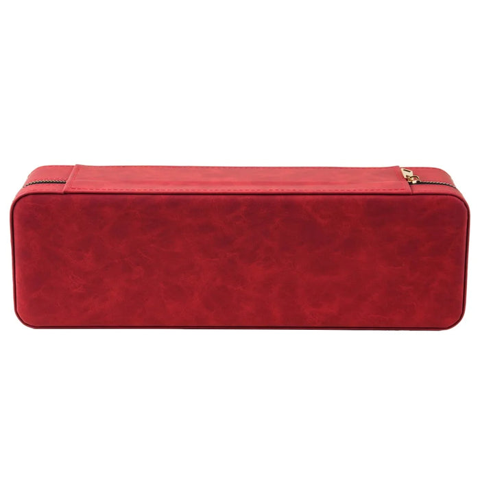 Luxury Watch Case with Logo – Gloss PU, 6/12 Slots, Scratchproof