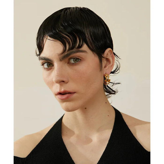 Elegant Earrings with Pearls