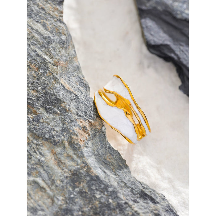Elegant Luxury Golden Ring for Women