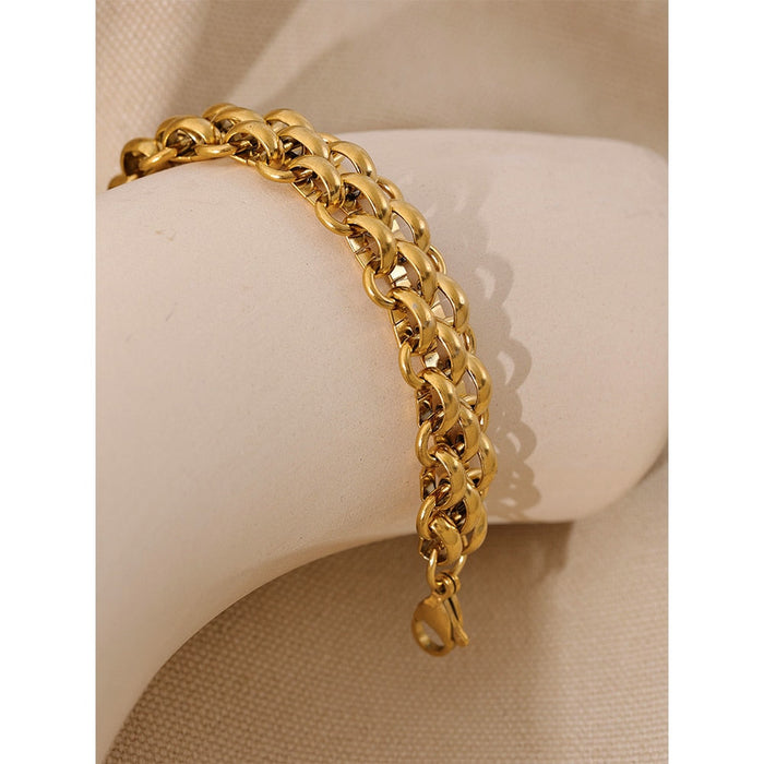 Chic Golden Bracelet for Ladies