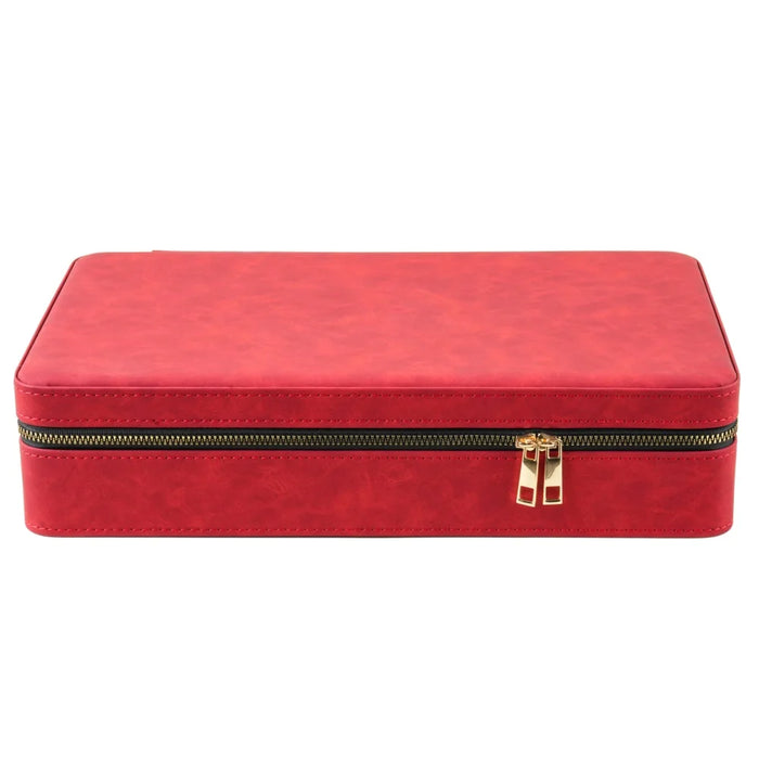 Luxury Watch Case with Logo – Gloss PU, 6/12 Slots, Scratchproof