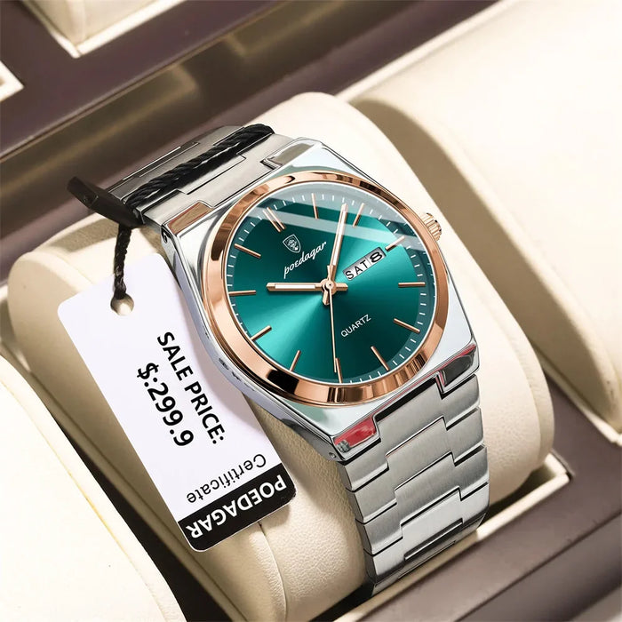 ELMORA® Luxury Elegant Day Date Watch