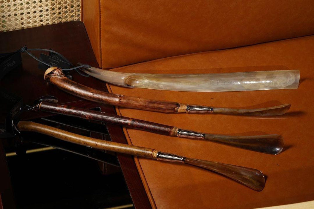 Unique Shillelagh Irish Shoe Horn Handmade Chestnut Wood