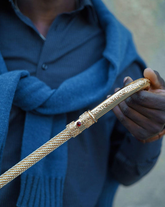 Unique Walking Cane Encrusted with Swarovski Crystals