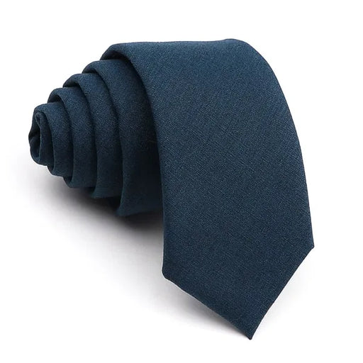 Dark Teal Skinny Tie for Men - Classy Stylish Accessory