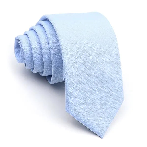 Light Blue Skinny Tie for Men - Elegant and Classy Accessory