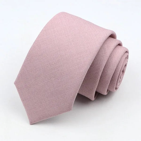 Light Pink Skinny Tie for Men - Classy Accessories for Formal Wear