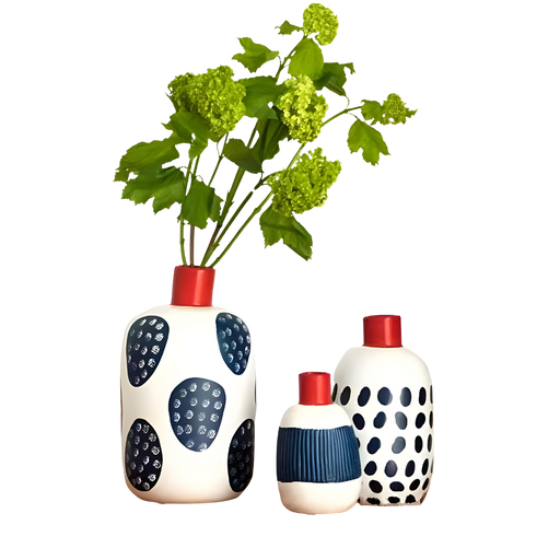 DOTTA Graffiti-Style Ceramic Vase