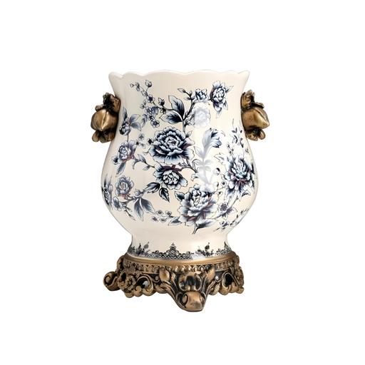 ORCHID Exquisite Antique Ceramic Vase