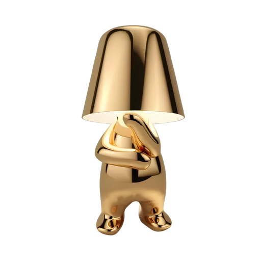 Stylish Whimsical Luxury Designer Golden Table Lamp