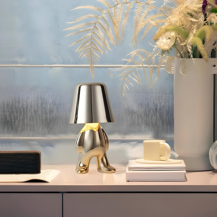 Stylish Whimsical Luxury Designer Golden Table Lamp