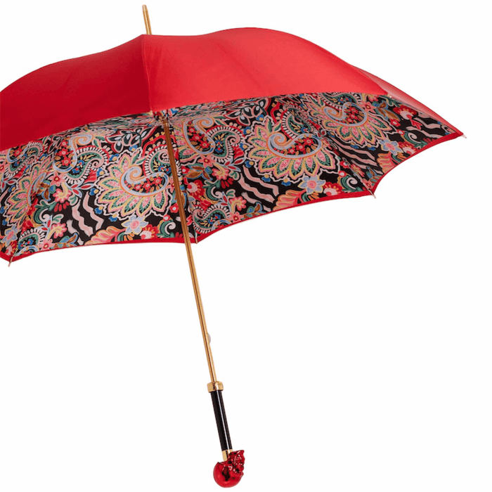 Rebel Red Skull Red Print Exclusive Umbrella