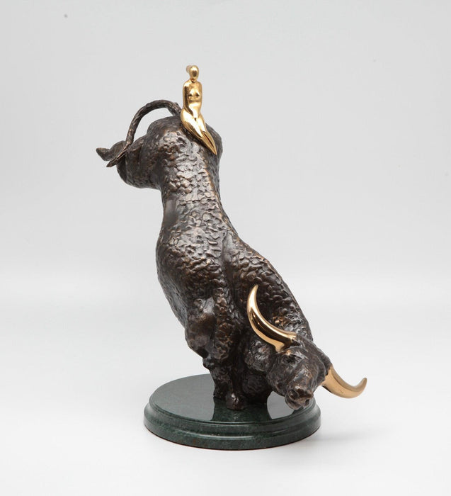 Abduction Of Europe Unique Bronze Sculpture