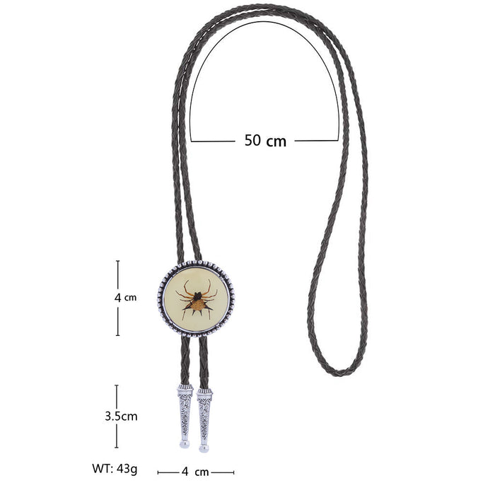 Handmade Bolo Tie Spider Bolo Mens Bolo Tie For Wedding