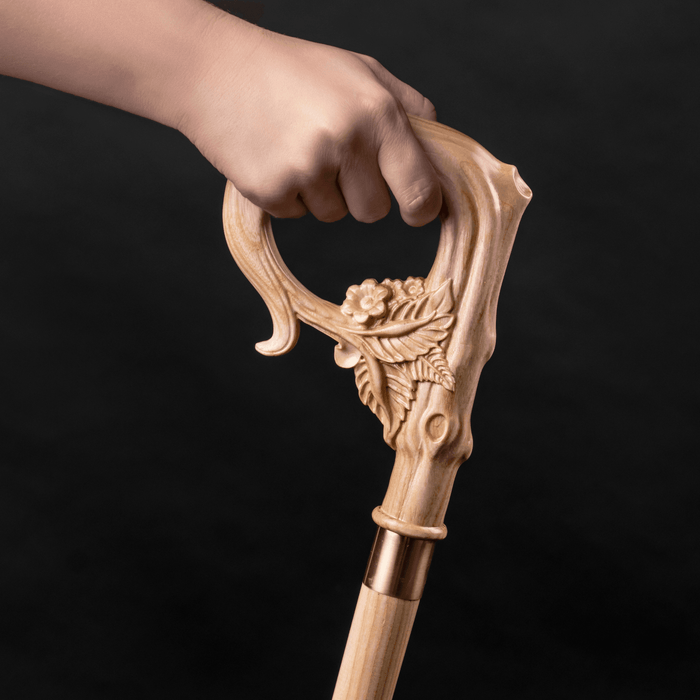 Wooden Walking Cane for Women - Mother Nature