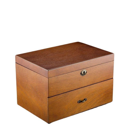 Vintage Ash Wood Watch Box With Pocket 20 Slots