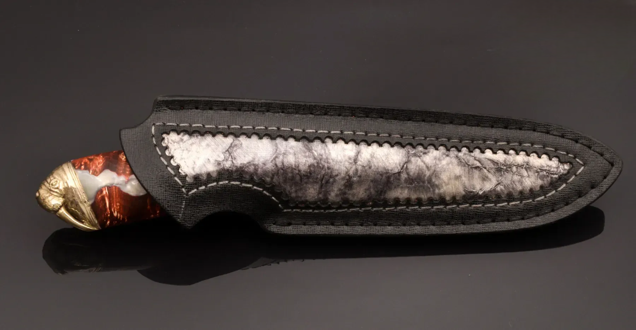 Exclusive Designer Handmade Knife with Hybrid Handle
