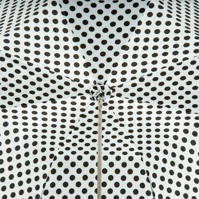 Unique Red Mouth Black Double Cloth Umbrella for Her
