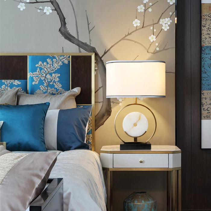 Circle Table Lamp: Contemporary Lighting Piece