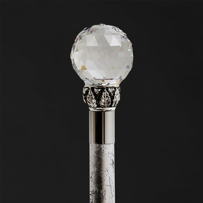 Luxury Crystal Knob Handle Walking Cane, Elegant