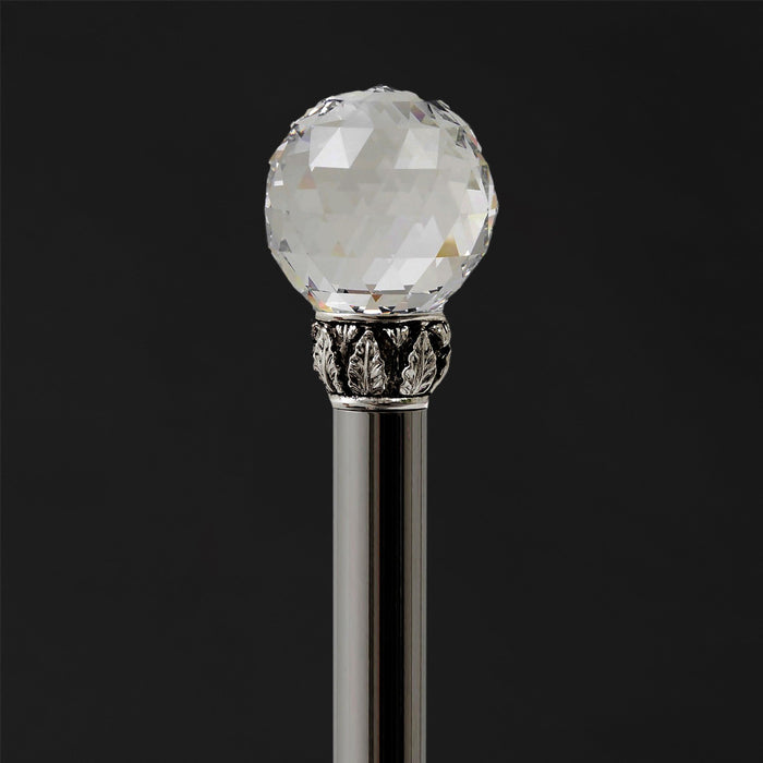 Luxury Crystal Knob Handle Walking Cane, Elegant