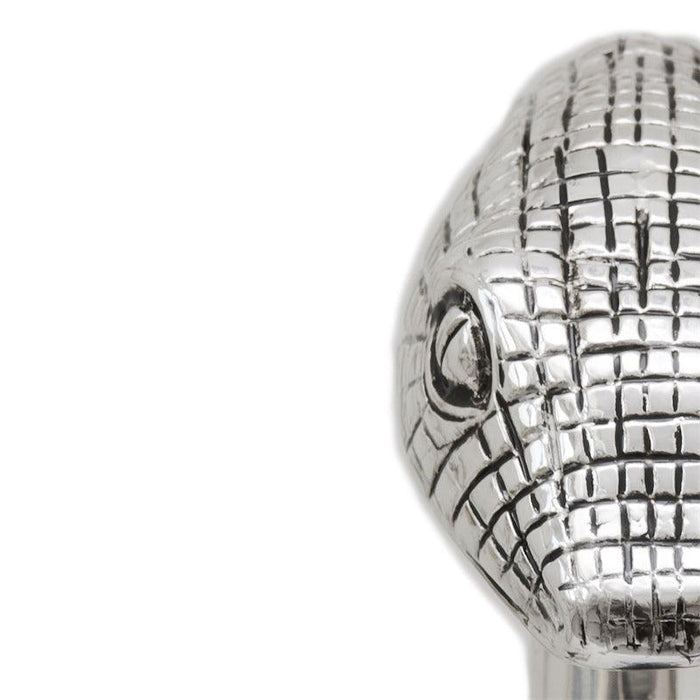 Swagger Metal Walking Cane, Luxury Snake Head
