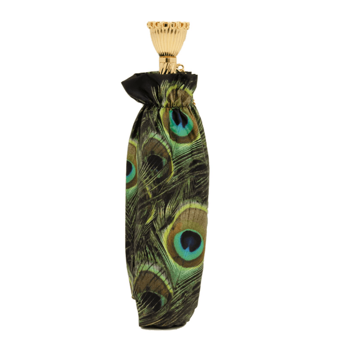 Peacock Black Golden Brass Fashionable Umbrella