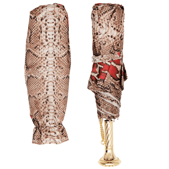Python Print Golden Brass High-Quality Umbrella for Her