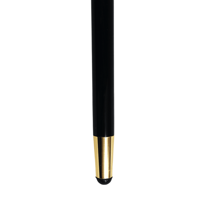 Beautiful Enameled Flower Handle Walking Stick