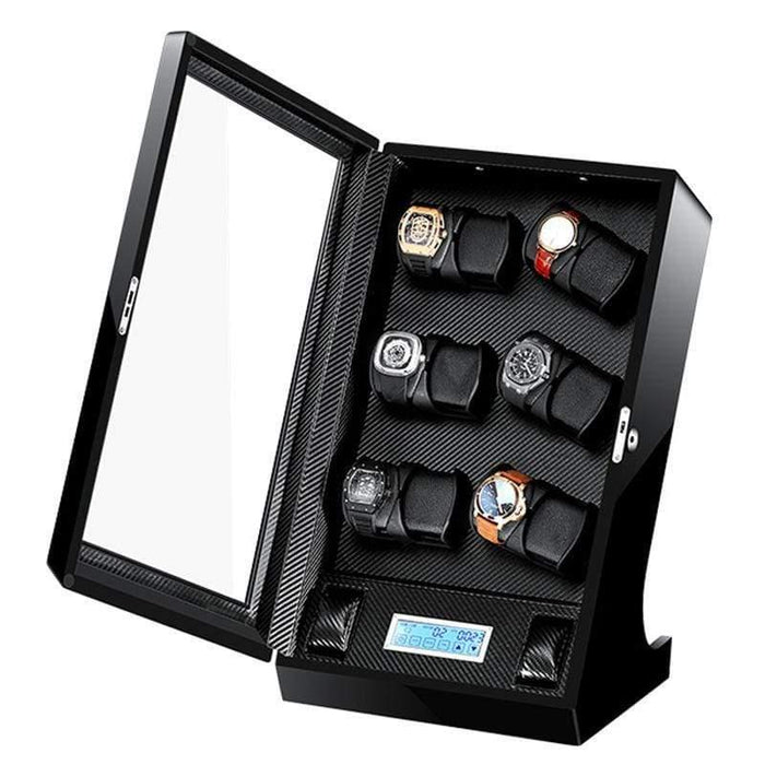 Black Automatic Watch Winder with 10 Slots