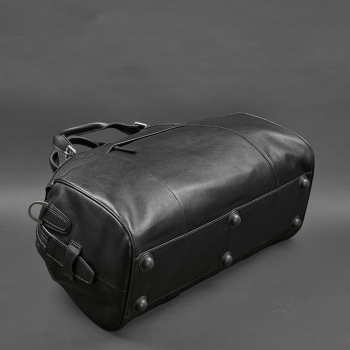 Black Designer High Quality Luxury Leather Travel Bag