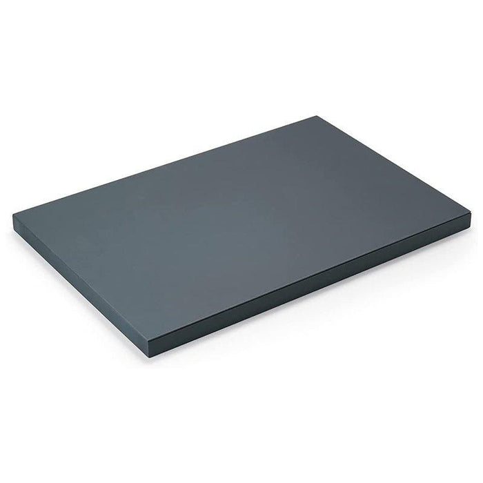 Blue Large Premium Leather Flat Jewelry Tray