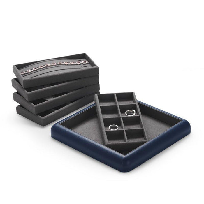 Blue Multifunctional Combination Jewelry Storage Tray