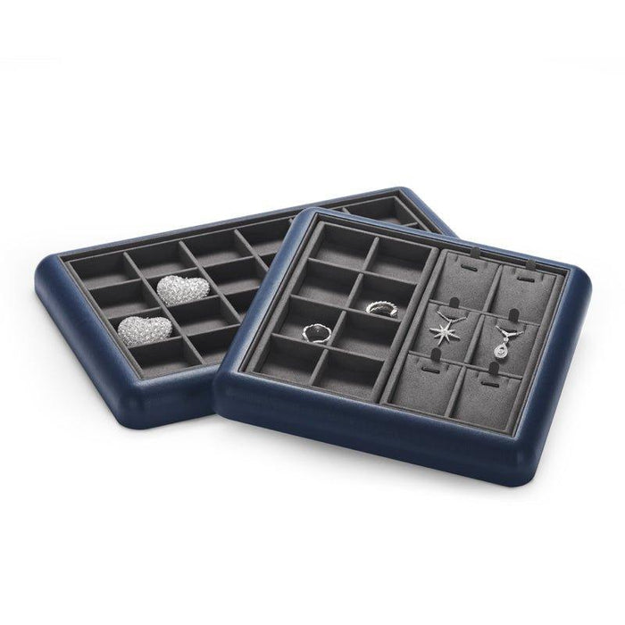Blue Multifunctional Combination Jewelry Storage Tray