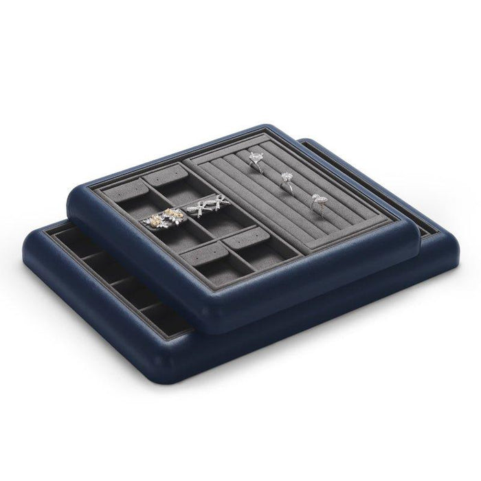 Blue Multifunctional Combination Jewelry Storage Tray