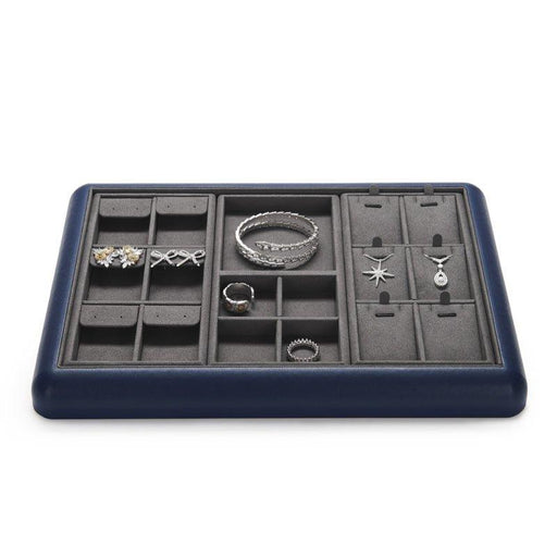 Blue Multifunctional Combination Jewelry Storage Tray