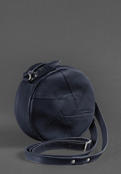 Designer Unique Crossbody Bag Leather Round Bag