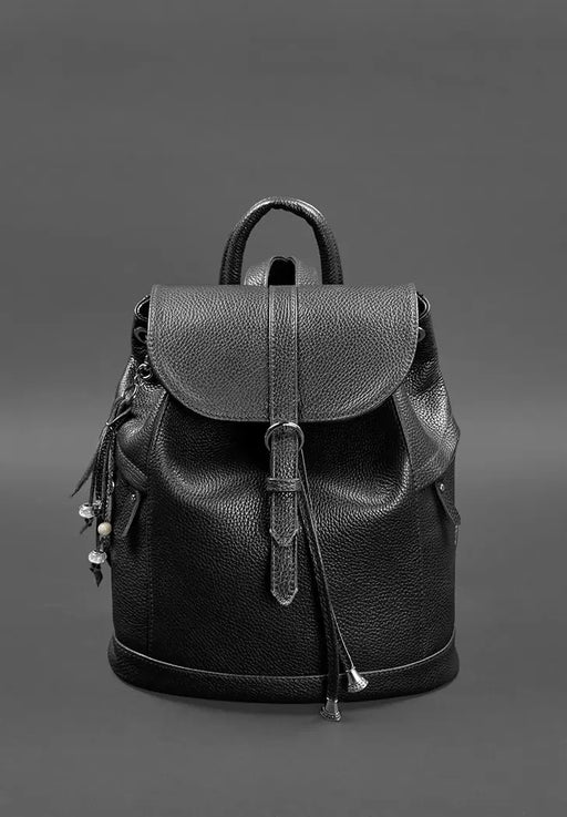 Minimalist White Leather Backpack for Women