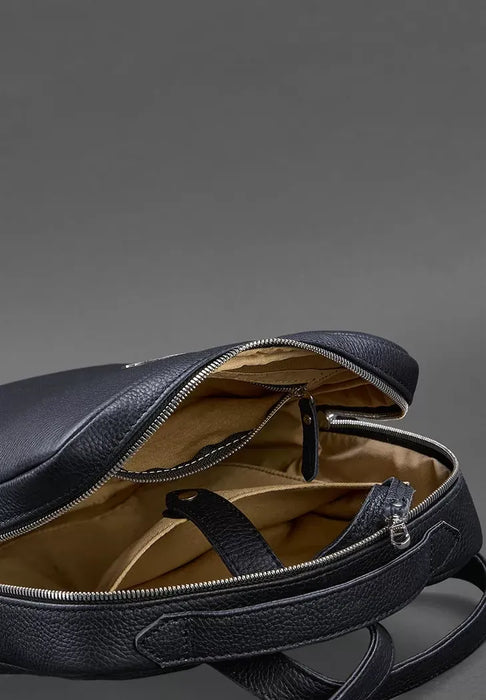 Urban Leather Backpack for Women – Zippered Design