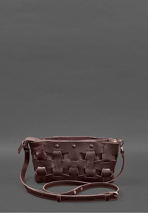 Unique Vintage Women's Leather Puzzle Crossbody Bag