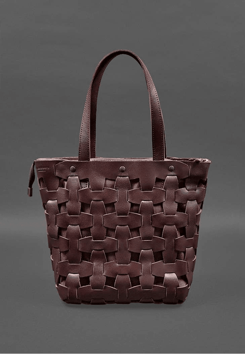 Unique Woven Leather Bag Tote Bag for Lady Shoulder Bag