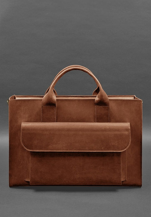 Universal Leather Bag For Laptop and Documents