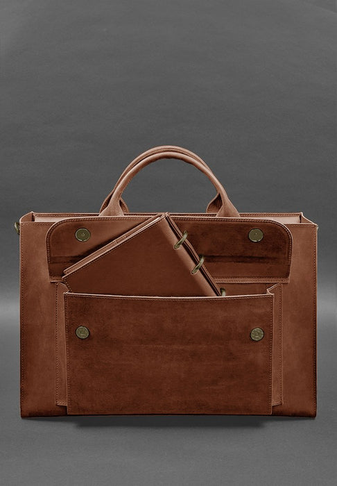 Universal Leather Bag For Laptop and Documents