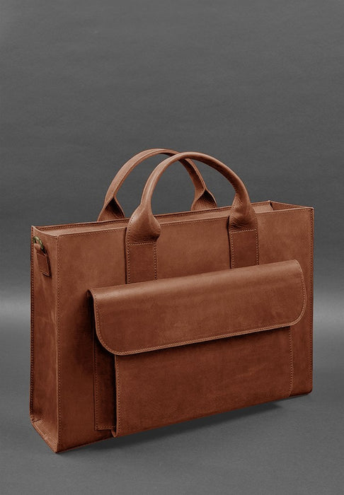 Universal Leather Bag For Laptop and Documents