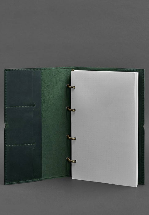 High-quality Leather Notebook On Rings A4 For Office