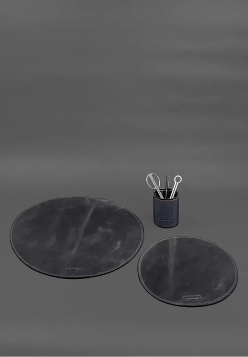 Genuine Leather Desk Set – Elegant and Functional Office Accessory