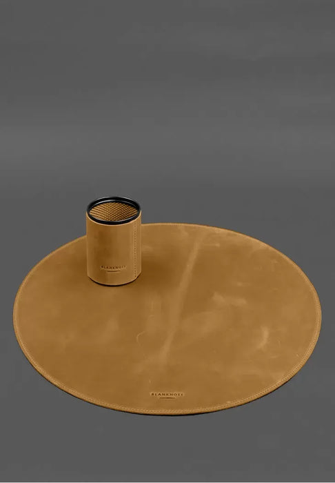 Genuine Leather Desk Set – Elegant and Functional Office Accessory