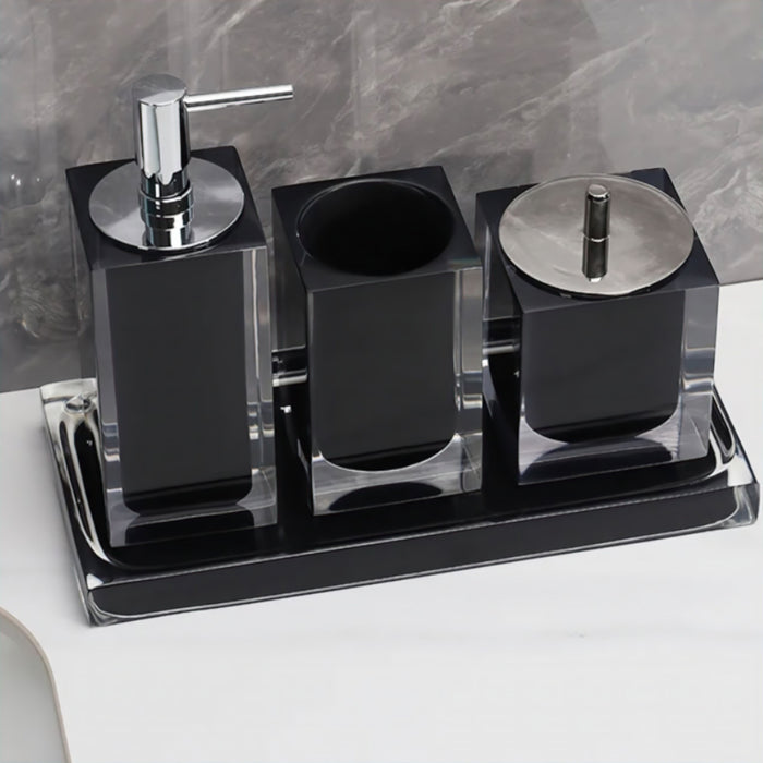 Carlo Glass Bathroom Set – Elegant, Durable & Available in 2 Colors