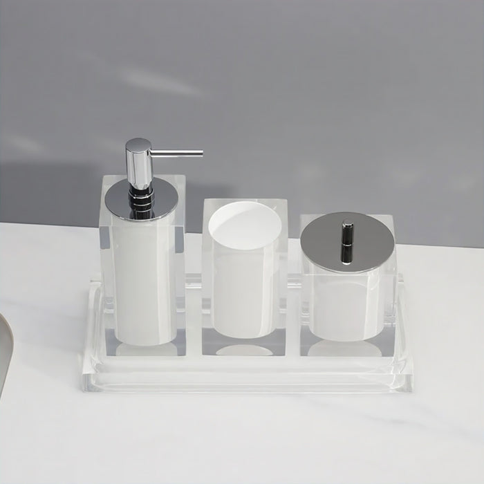 Carlo Glass Bathroom Set – Elegant, Durable & Available in 2 Colors