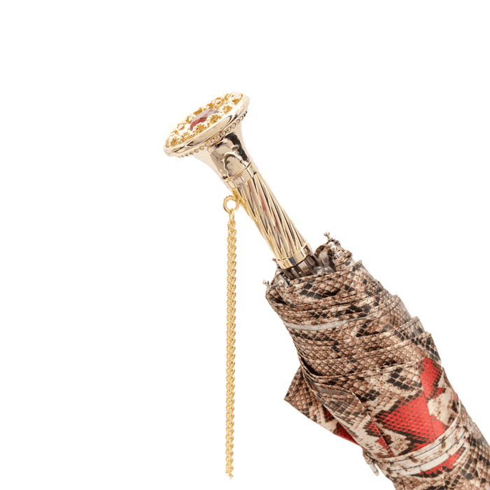 Python Print Golden Brass High-Quality Umbrella for Her